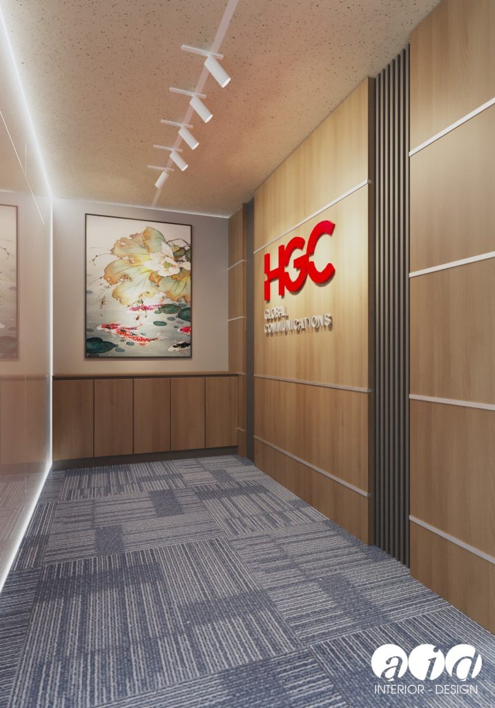 thiết kế và thi công nội thất văn phòng HGC